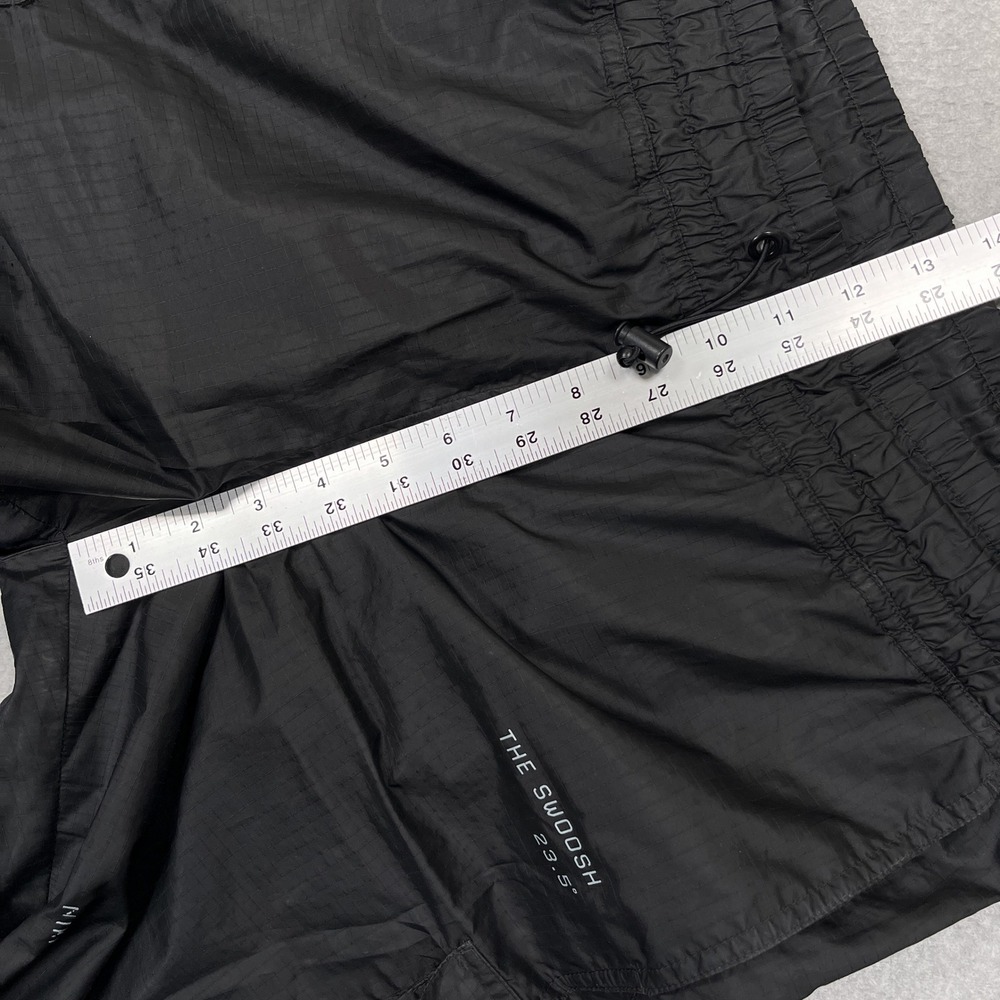 Nike Sportswear Swoosh Pants Mens Medium Black Woven Cargo Joggers CU3562-010 - Picture 5 of 16
